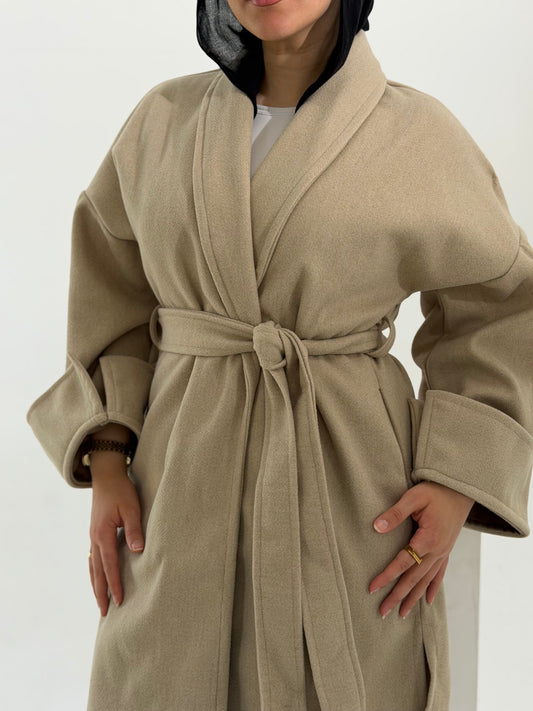 Celina Long Coat - Beige