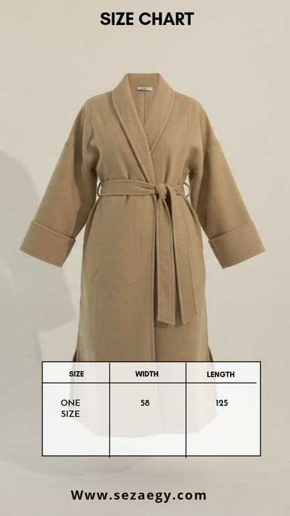 Celina Long Coat - Beige