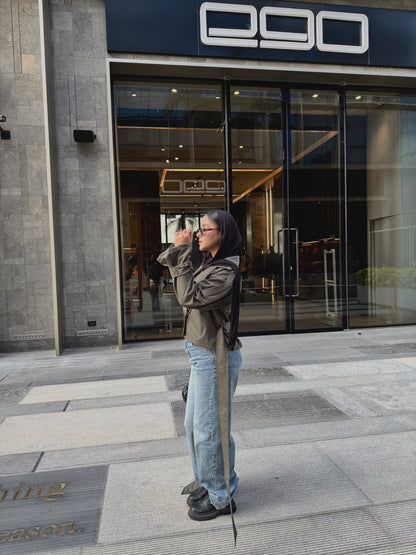 LUCA Cropped Trench Coat