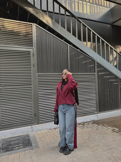 LUCA Cropped Trench Coat