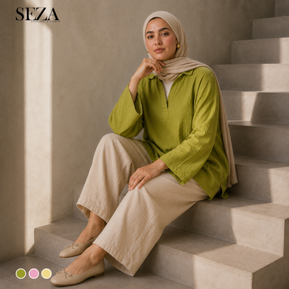 Breez apple-green Shirt
