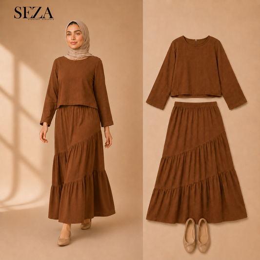 Jasmine Set in Brown 🤎