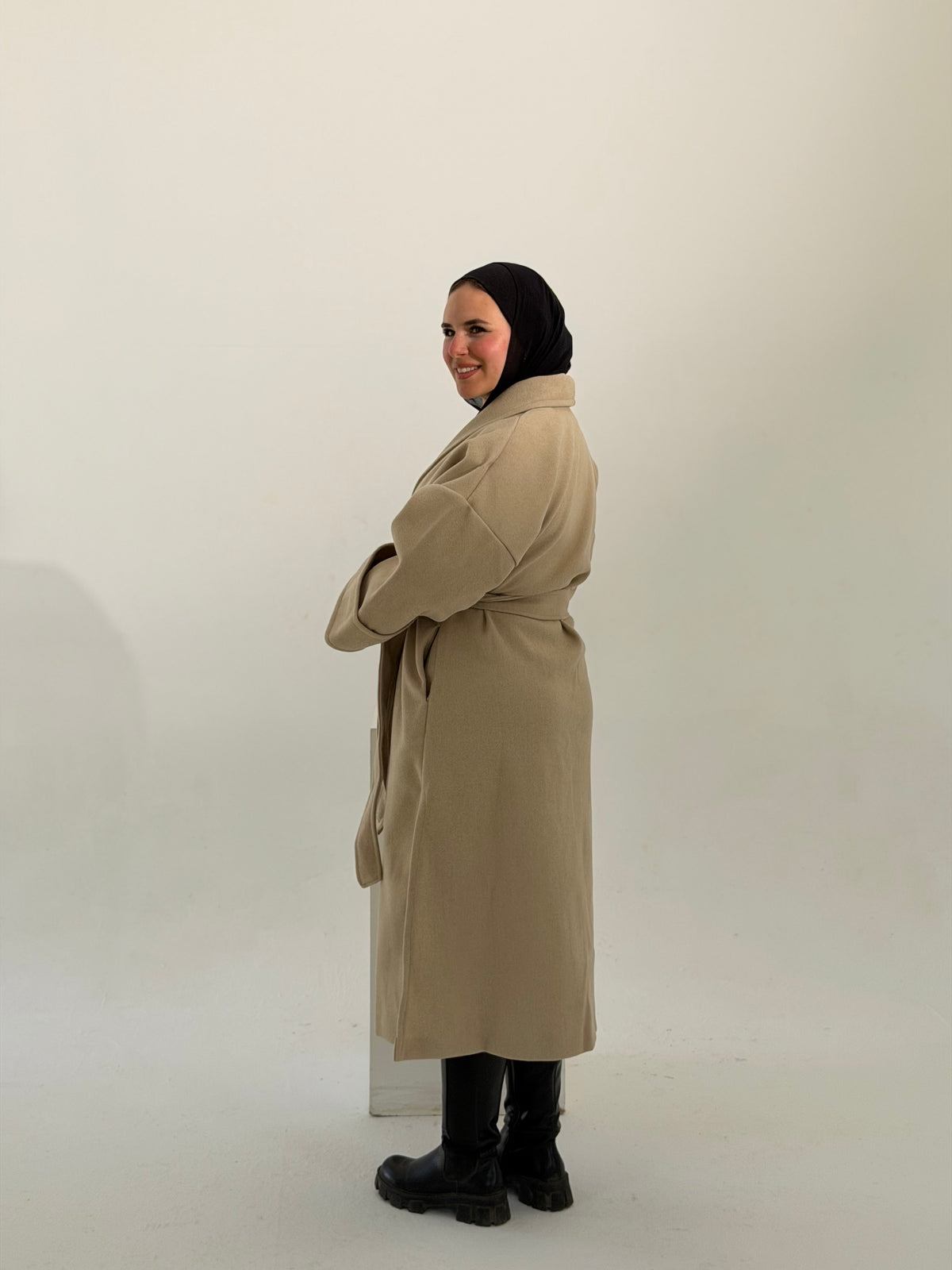 Celina Long Coat - Beige