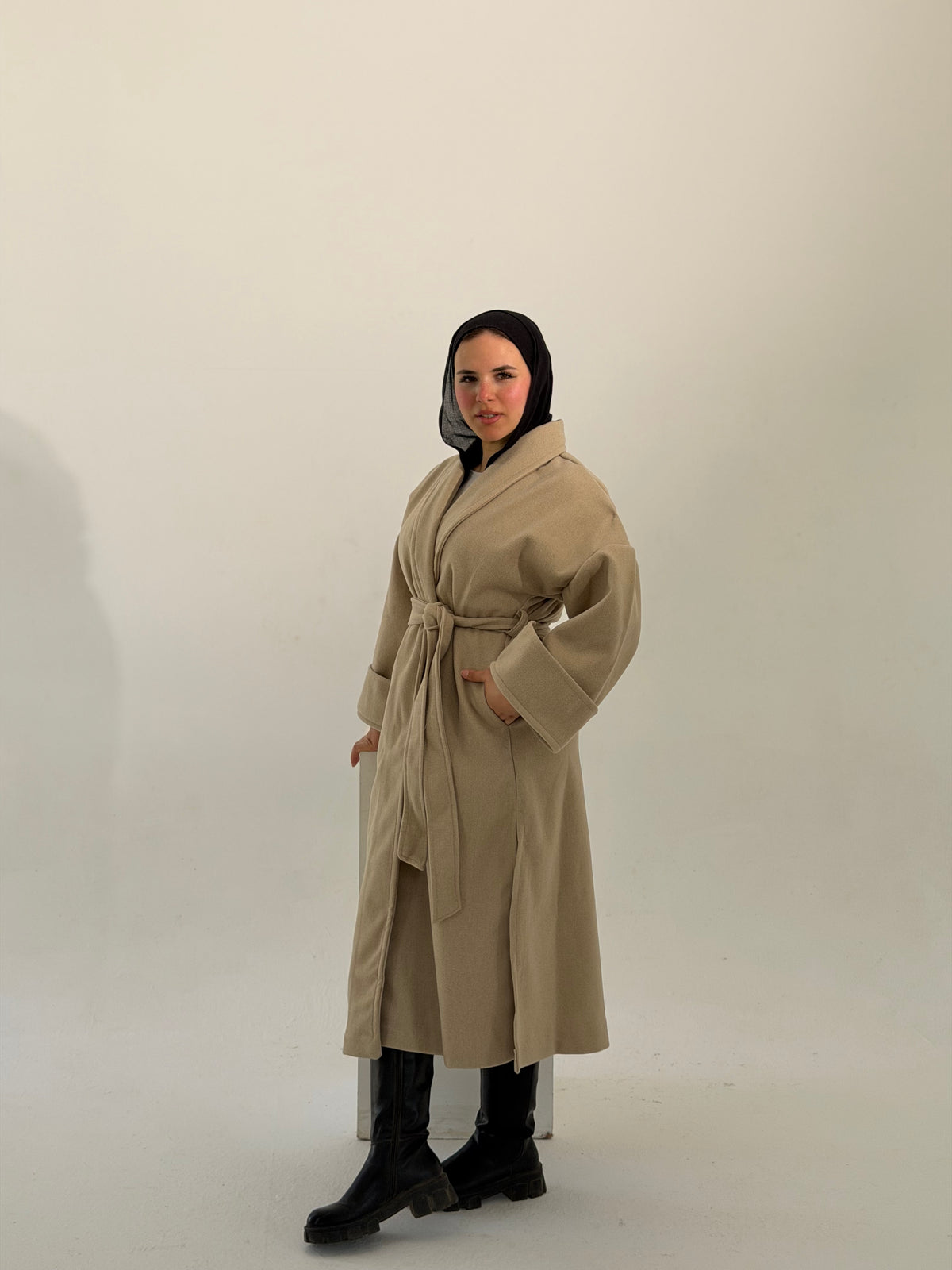 Celina Long Coat - Beige