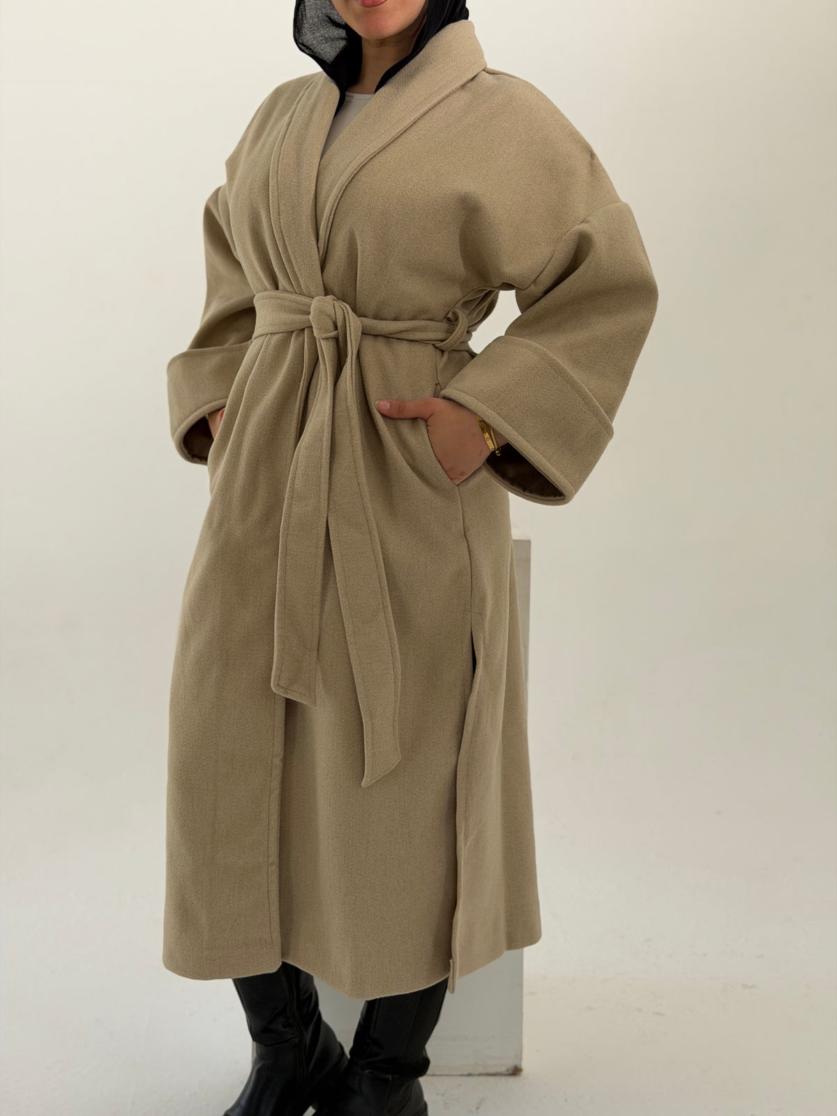 Celina Long Coat - Beige