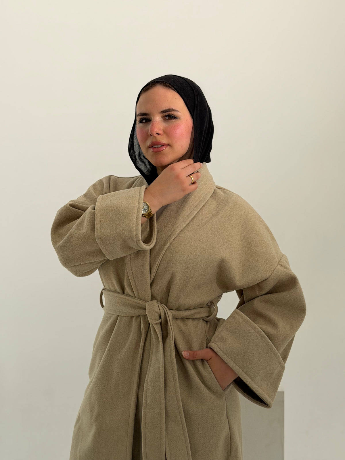 Celina Long Coat - Beige